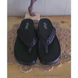 Alegria Black Ladies Alegria Braided Strap Size 41/US 10-10.5